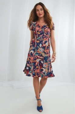 Joe Browns Sassy Kleid Mit Schnörkelmuster