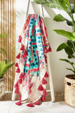 Joe Browns Boho Outdoor-Decke Mit Quastenverzierung