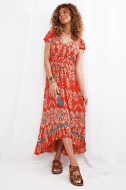 Joe Browns Dippy Hem Setting Sun Dress