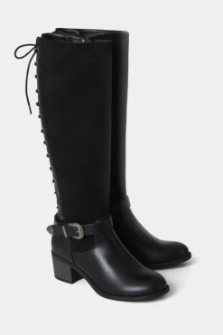 Joe Browns Stiefel Aus Veloursleder Und Leder Mit Schnürung Hinten