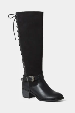 Joe Browns Stiefel Aus Veloursleder Und Leder Mit Schnürung Hinten -Angebote Stil Welt Store Q30901s3 scaled