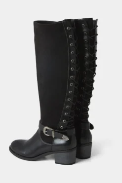 Joe Browns Stiefel Aus Veloursleder Und Leder Mit Schnürung Hinten -Angebote Stil Welt Store Q30901s5 scaled