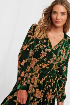 Joe Browns Blossom Devoré-Kleid -Angebote Stil Welt Store Q31549s4 scaled