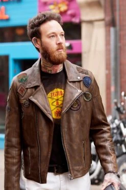 Joe Browns Fully Loaded Lederjacke -Angebote Stil Welt Store Q36363s4