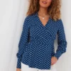 Joe Browns Sophisticated Gepunktetes Top