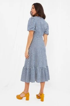 Joe Browns Charlotte Kleid Mit Vichykaros -Angebote Stil Welt Store Q36406s4