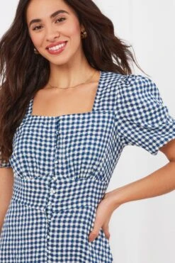 Joe Browns Charlotte Kleid Mit Vichykaros -Angebote Stil Welt Store Q36406s5