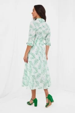 Joe Browns Holly Kleid Mit Farn-Print -Angebote Stil Welt Store Q39517s4
