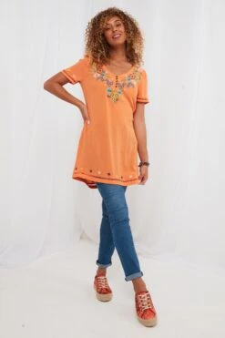 Joe Browns Exquisite Tunika Mit Stickerei -Angebote Stil Welt Store Q39519s3