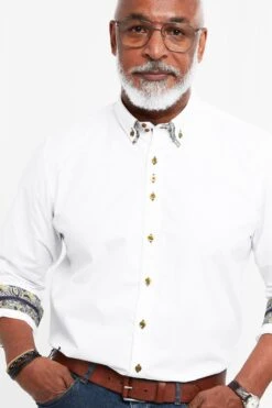 Joe Browns Dapper Hemd Mit Doppelkragen -Angebote Stil Welt Store Q39798s5