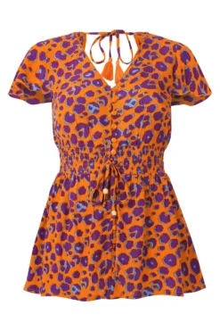 Joe Browns Lana Bluse Mit Tierfellmuster -Angebote Stil Welt Store Q40706s5 scaled